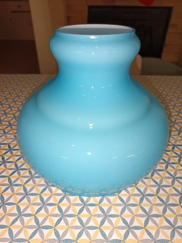 Opaline vintage bleue - opaline,