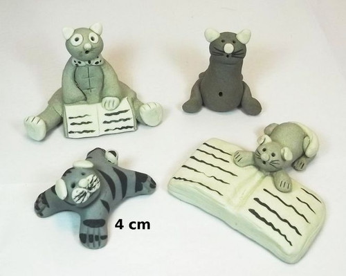 Lot chats en terre - chats,