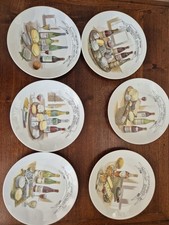 6 Assiettes à fromage LES