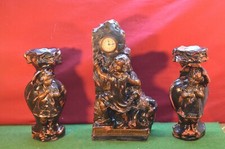 ANCIENNE HORLOGE GARNITURE DE