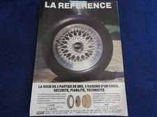 publicité automobile jante BBS RS