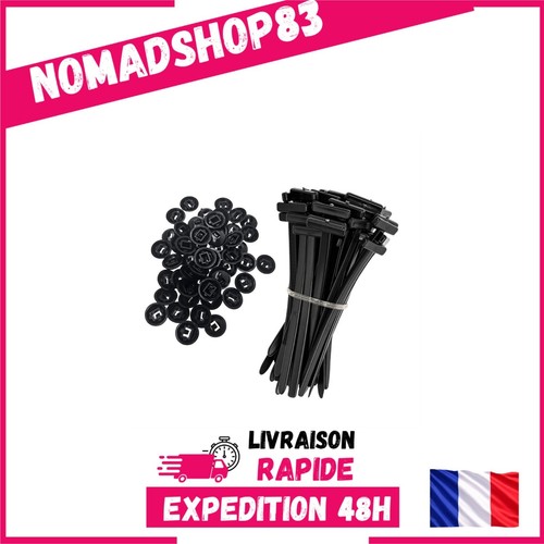 Attaches câbles nylon - 50,