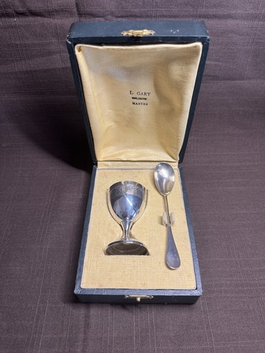 Ancien coquetier cuillère - ancien,