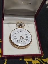 MONTRE A GOUSSET HOMME EN OR