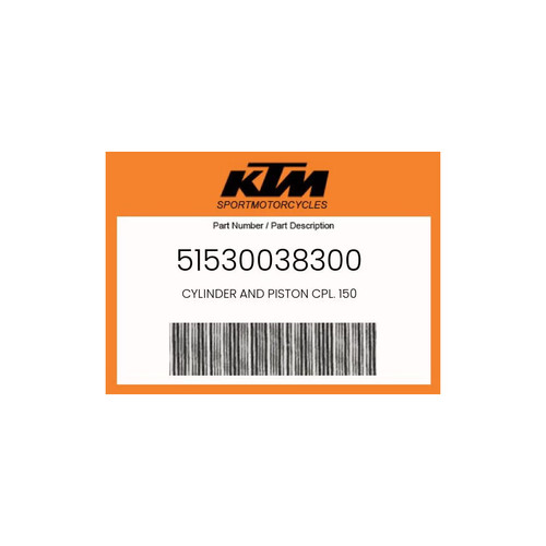 Ktm genuine cylinder and - genuine,
