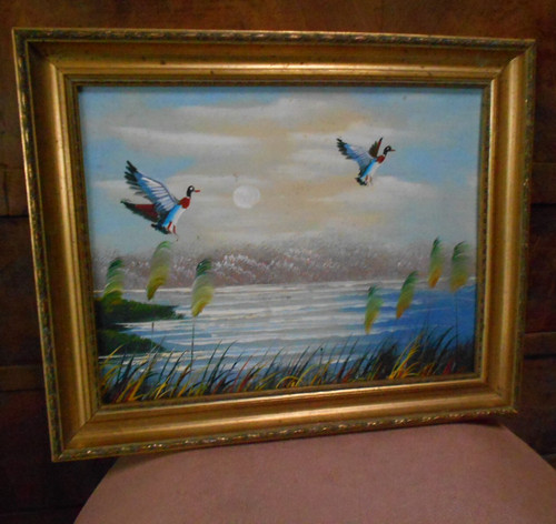 Tableau encadré peinture