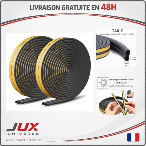 Joint mousse autocollant porte