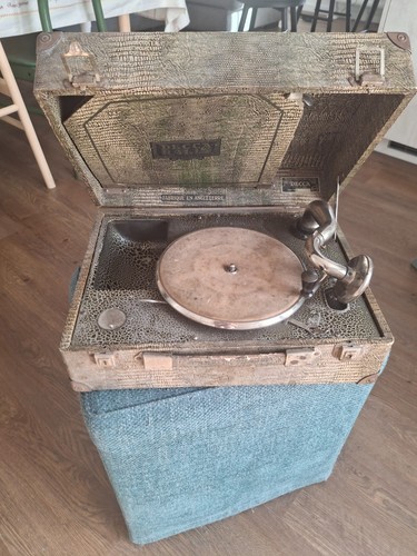 Gramophone valise decca ancien - gramophone,