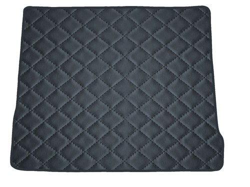 Matelassé cuir éco graphite - cuir,