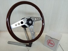 vintage steering wheel + hub for Innocenti Mini MK1 MK2 MK3 Cooper Minor Export 1001