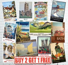Vintage British Railway & Travel Poster Posters LNER LMS GWR Best Quality