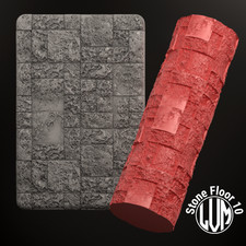 Rouleau de Texture roller Dalles de pierre n°10 Modélisme Wargames Warhammer LVM