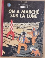 Tintin  -17- / On a marché  sur la Lune / EO  B11 belge 1954 /  BE+