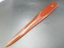 Bakelite Red Orange Marbled Art Deco Style Letter Opener Paper Cup 1950s
