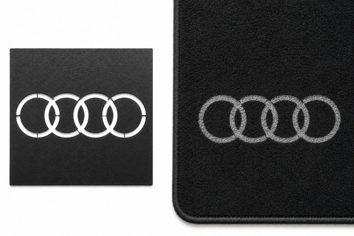 Pochoir logo audi tapis - logo,