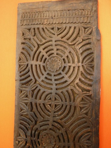 Ancien panneau coffre - panneau, de
