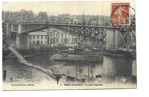 Brest pont tournant - brest, le