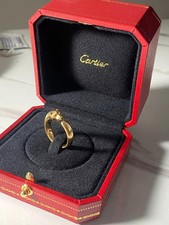 Sterling Silver Panthere Ring, Rose Gold Color Ring No Stone With Original Box