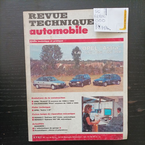 Revue technique opel astra - revue,