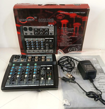 Wharfedale Pro Connect 802USB 6 Channel Mixer 2 Mic Preamp USB Karaoke