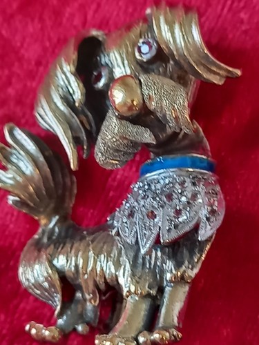 Superbe chien broche - superbe, 1950