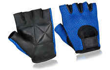 Dos En Maille Cuir Haltérophilie Rembourré Musculation Gym Cyclisme Cycle Gants