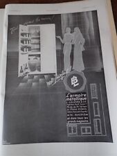 metal cabinet LELIEVRE at LA PLAINE SAINT DENIS FALCUCCI ILLUSTRATION 1931 e