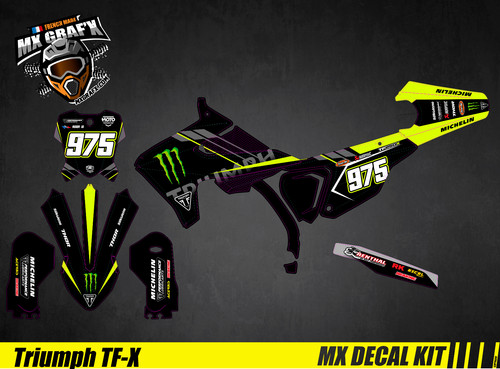 Kit déco moto - kit, pour