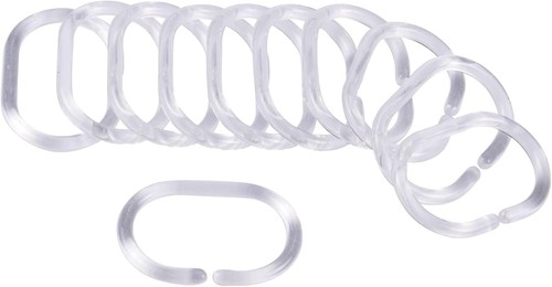 Anneaux rideaux douche - 12,