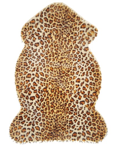Beliani tapis fausse fourrure - fausse,