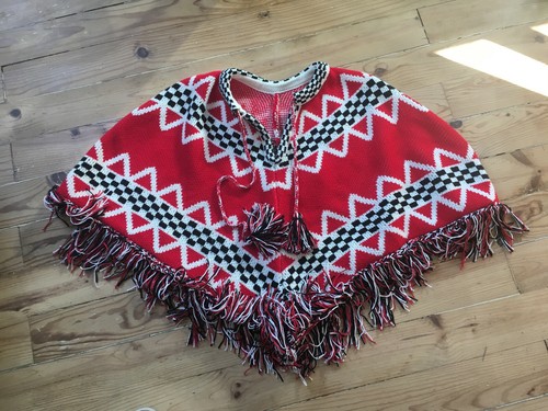 Poncho taille unique style - poncho,
