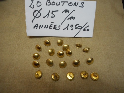 Boutons militaires - 20,