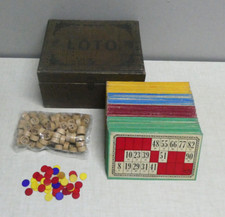 Ancien jeu de Loto Bingo COMPLET 90 numéros + 48 cartons GB &cie NK Atlas PARIS