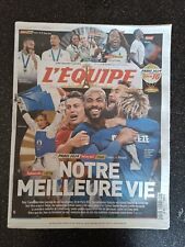 JOURNAL L'EQUIPE DU 11/08/2024