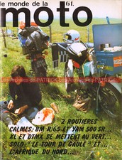 MONDE de la MOTO  64 YAMAHA SR 500 ; BMW R65 R 65 ; DUCATI 860 GTS « Chopper »