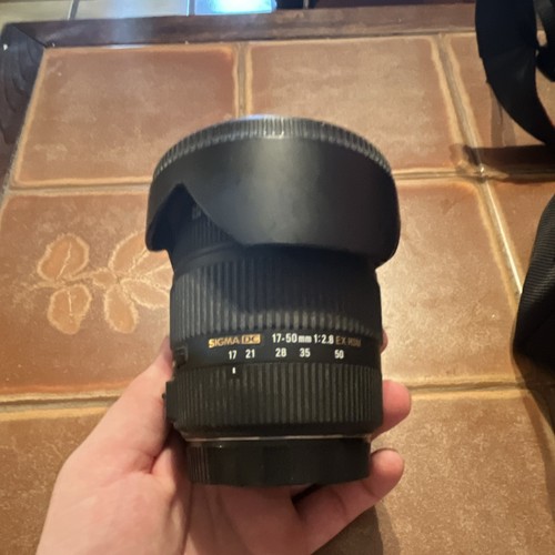 Sigma 50mm 8 ex hsm - dc, 17-50mm