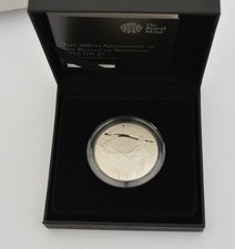 The Battle of Waterloo Royal Mint 2015 Anniversary £5 Five Pound Silver Piedfort