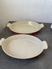 2 Anciens Plat Four Ovale Le