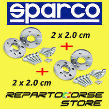 FIAT DOT 500 SIX HUNDRED PANDA BRAVO 20mm SPARCO WHEEL SPACER KIT 4mm