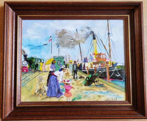 Huile sur panneau - huile,