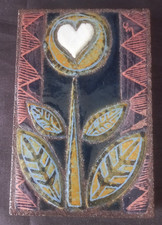 vintage ceramic tile signed / Mithé Espelt les Argonauts Capron???