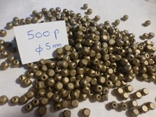 lot de 500 perle EN BOIS doré