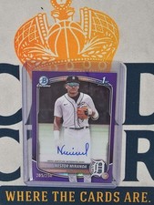 2025 Bowman Chrome NESTOR MIRANDA 1st Bowman Auto Purple Refractor /250 BL1