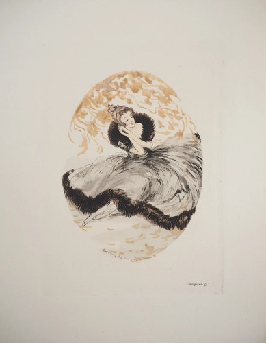 Louis icart jeune femme - icart,