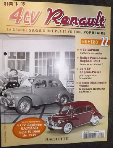Fascicule 4cv renault la - fascicule, n