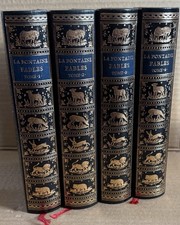 La Fontaine. Fables. Jean de Bonnot. 1982. 4 Volumes. Très Bon État