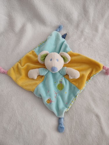 Doudou plat souris mots - plat,