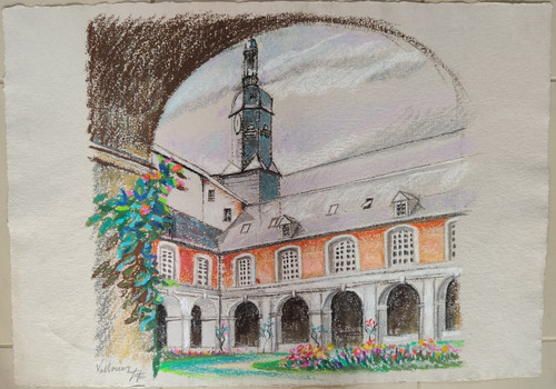 Abbaye valloires tableau - 2x, de