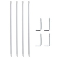  2 Pcs Barre De Fixation Rideau À Rideaux Extensible Tringle Porte