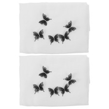  Rideaux Blanc Voilage Passe